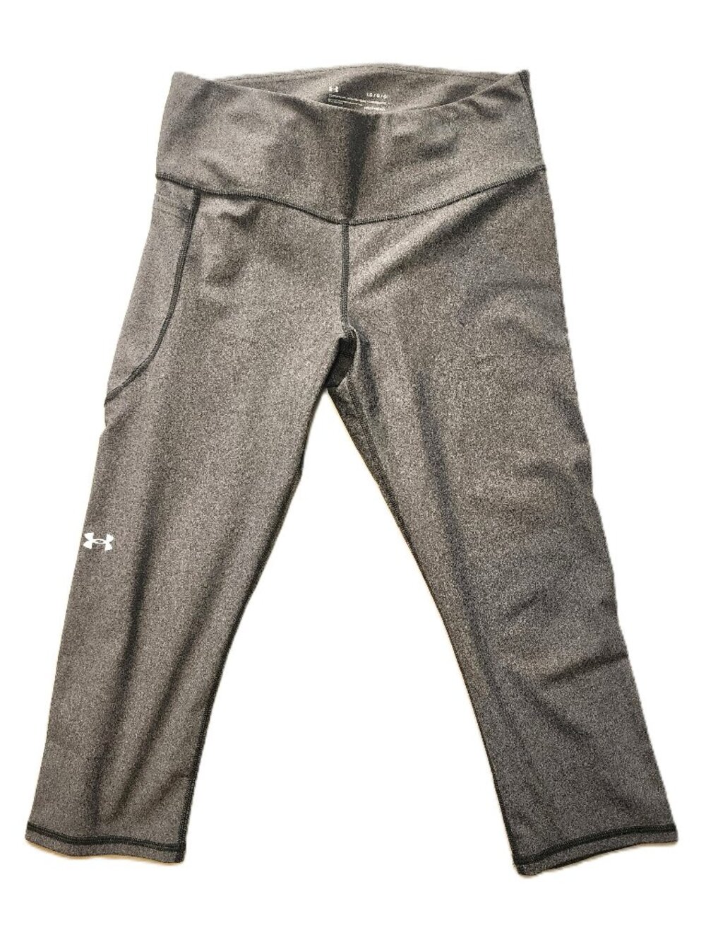 Under Armour HeatGear Compression Cropped Leggings Gray Women's LG